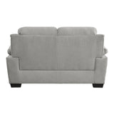 Holleman Gray Loveseat - Ornate Home