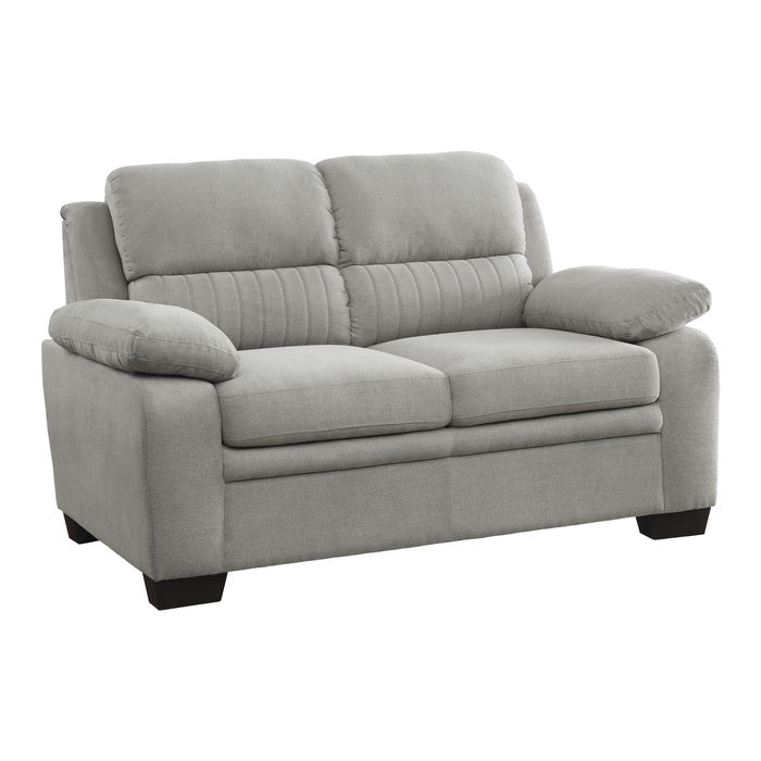 Holleman Gray Loveseat - Ornate Home