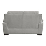 Holleman Gray Loveseat - Ornate Home