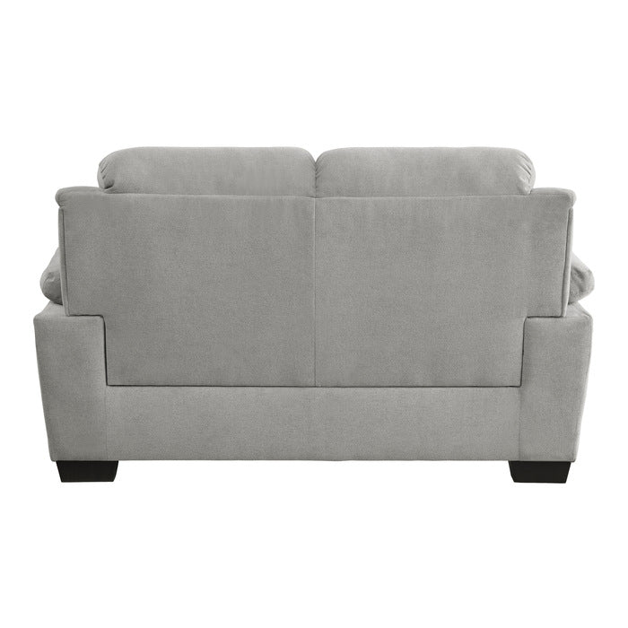 Holleman Gray Loveseat - Ornate Home