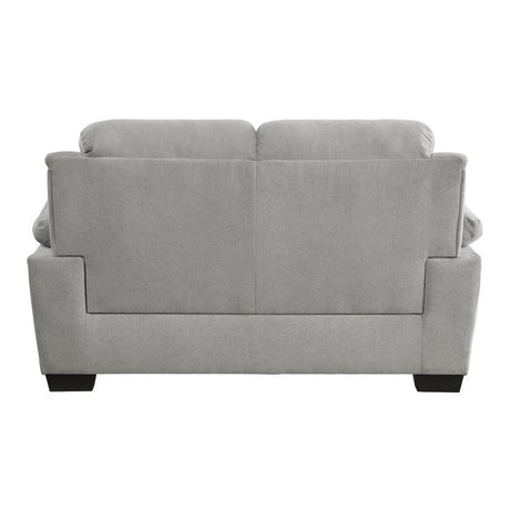 Holleman Gray Loveseat - Ornate Home