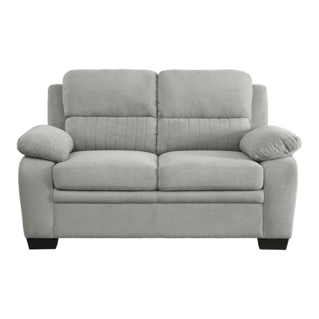 Holleman Gray Sofa & Loveseat - Ornate Home