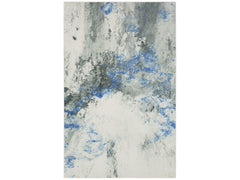 Hollie Blue/Gray 5' X 8' Area Rug - Ornate Home