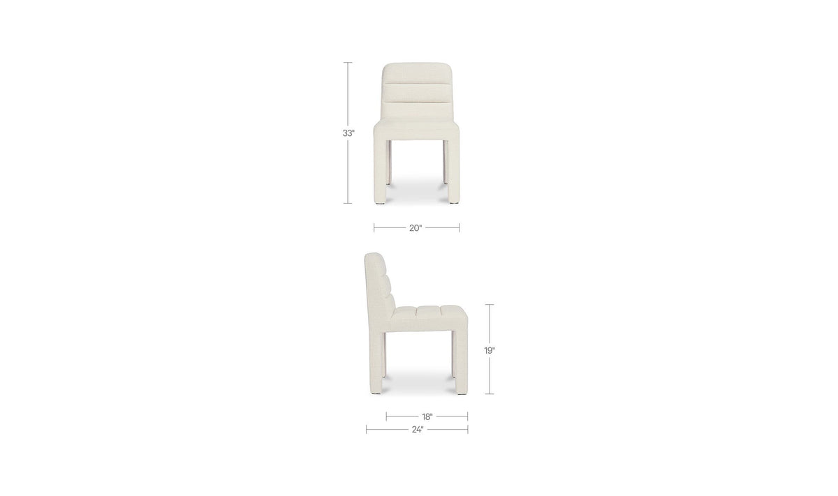 Hollin Off White Dining Chair (Set of 2) - Ornate Home