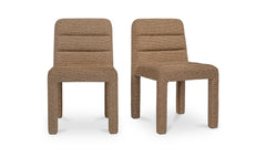Hollin Speckled Brown Dining Chair (Set of 2) - Ornate Home
