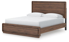 Hollinaze Walnut Brown California King Panel Bed - Ornate Home