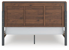 Hollinaze Walnut Brown California King Panel Bed - Ornate Home