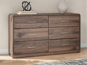 Hollinaze Walnut Brown Dresser - Ornate Home