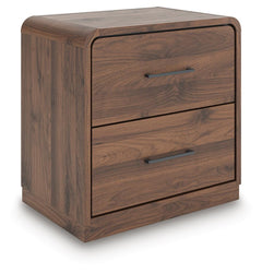 Hollinaze Walnut Brown Nightstand - Ornate Home