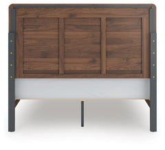 Hollinaze Walnut Brown Queen Panel Bed - Ornate Home