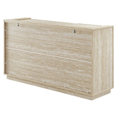Hollis 59" Travertine Sideboard - Ornate Home