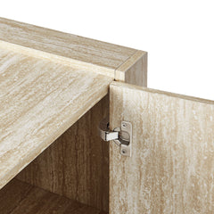 Hollis 59" Travertine Sideboard - Ornate Home