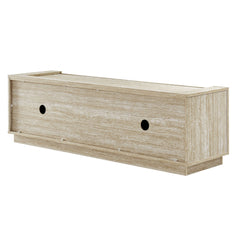 Hollis 59" Travertine TV Stand - Ornate Home