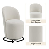 Hollis Beige Boucle Side Chair (Set of 2) - Ornate Home