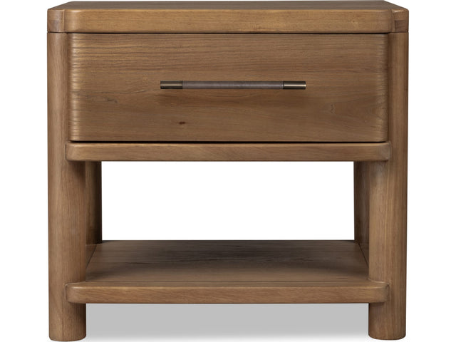 Hollis Cabin Glow One Drawer Nightstand w/CM - Ornate Home