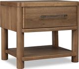 Hollis Cabin Glow One Drawer Nightstand w/CM - Ornate Home
