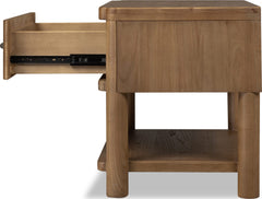 Hollis Cabin Glow One Drawer Nightstand w/CM - Ornate Home
