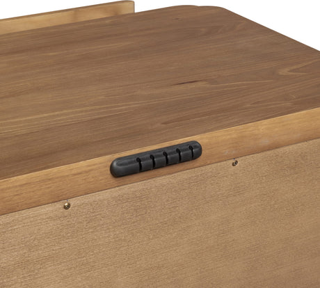 Hollis Cabin Glow Two Drawer Nightstand w/CM - Ornate Home