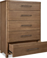 Hollis Cabin Glw 5 Drawer Chest - Ornate Home
