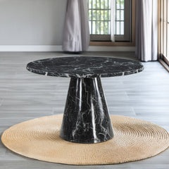 Hollis Dining Table W/Engineering Stone Top - Ornate Home