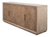 Hollis Grey 4 Door Sideboard - Ornate Home