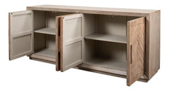 Hollis Grey 4 Door Sideboard - Ornate Home