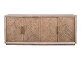 Hollis Grey 4 Door Sideboard - Ornate Home
