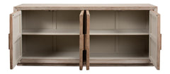 Hollis Grey 4 Door Sideboard - Ornate Home