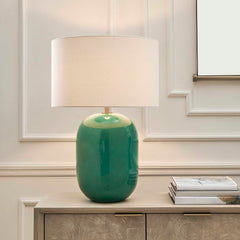 Hollis Teal Table Lamp - Ornate Home