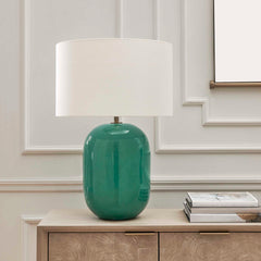 Hollis Teal Table Lamp - Ornate Home