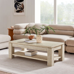Hollis Travertine Coffee Table - Ornate Home