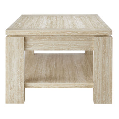 Hollis Travertine Coffee Table - Ornate Home