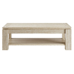 Hollis Travertine Coffee Table - Ornate Home