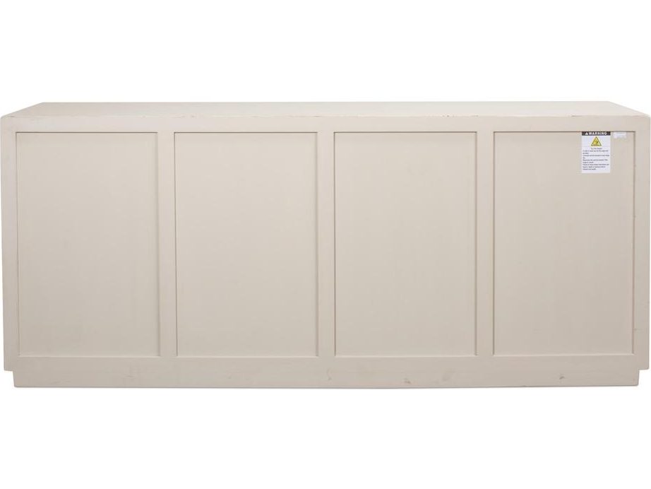 Hollis White 4 Door Sideboard - Ornate Home