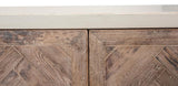 Hollis White 4 Door Sideboard - Ornate Home