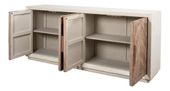 Hollis White 4 Door Sideboard - Ornate Home