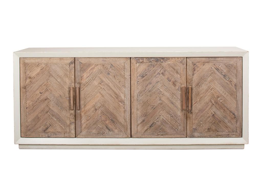 Hollis White 4 Door Sideboard - Ornate Home