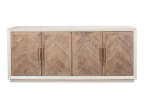 Hollis White 4 Door Sideboard - Ornate Home