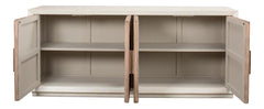 Hollis White 4 Door Sideboard - Ornate Home