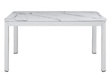 Hollis White Dining Table - Ornate Home