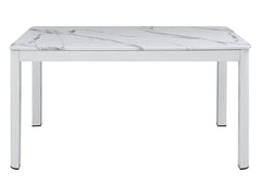 Hollis White Dining Table - Ornate Home