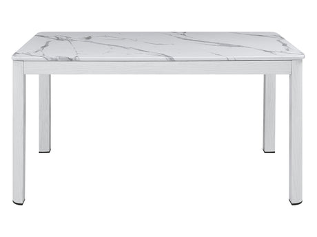 Hollis White Dining Table - Ornate Home