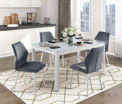 Hollis White Dining Table - Ornate Home