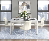 Hollis White Dining Table - Ornate Home