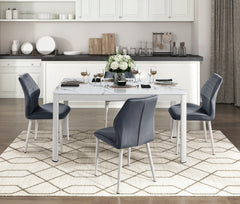 Hollis White Dining Table - Ornate Home