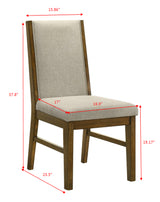 Hollister Brown/Gray Dining Set - Ornate Home