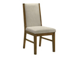 Hollister Brown/Gray Side Chair (Set of 2) - Ornate Home