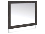 Hollivern Dark Gray Bedroom Mirror (Online Special Price) - Ornate Home