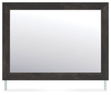 Hollivern Dark Gray Bedroom Mirror (Online Special Price) - Ornate Home