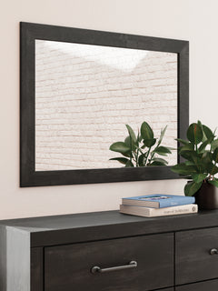Hollivern Dark Gray Dresser & Mirror - Ornate Home